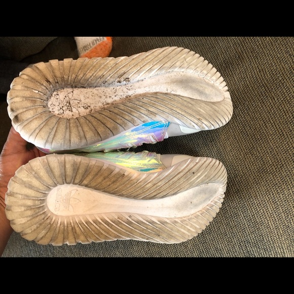 Ultra Rare Adidas Tubular Holographic Iridescent 7 - Picture 10 of 10
